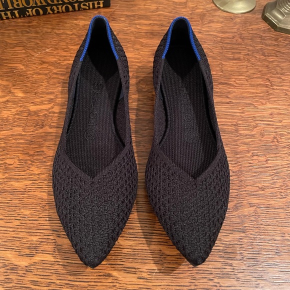 Rothy's Shoes - Rothy’s NWOT The Point Black Honeycomb Size 8